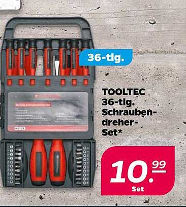 TOOLTEC 36-tlg. Schraubendreher-Set*