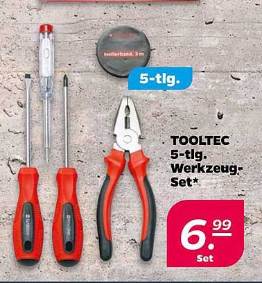 TOOLTEC 5-tlg. Werkzeug-Set*