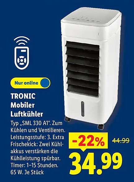 TRONIC Mobiler Luftkühler