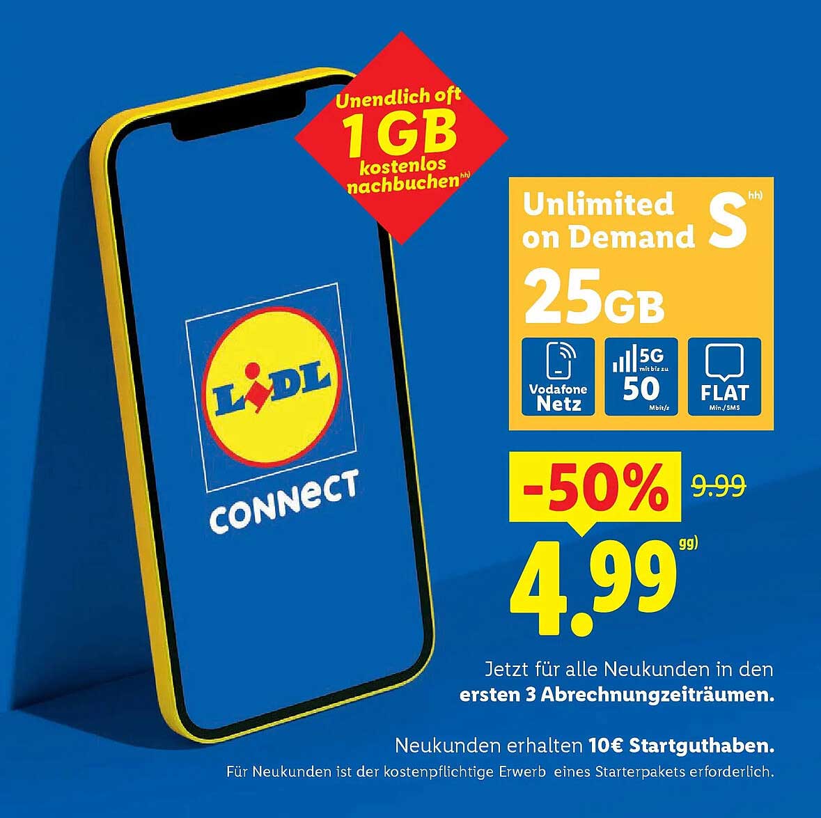 Unlimited on Demand S 25GB