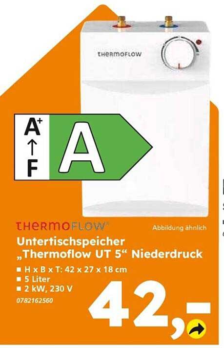 Untertischspeicher „Thermoflow UT 5“ Niederdruck
