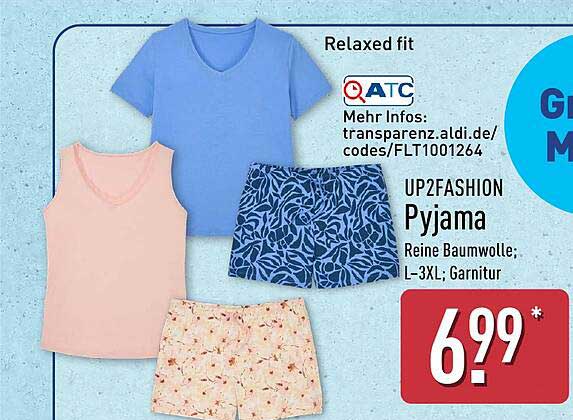 UP2FASHION Pyjama
