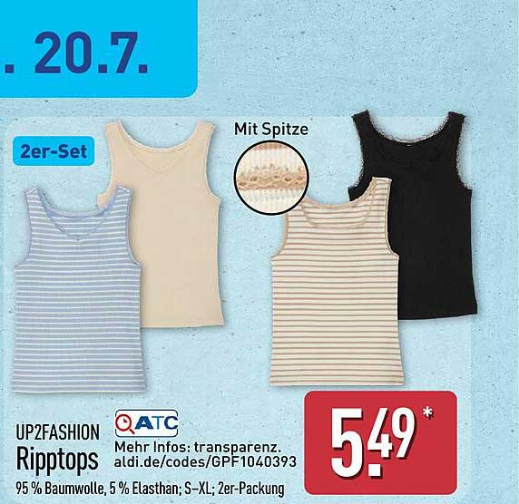 UP2FASHION Ripptops