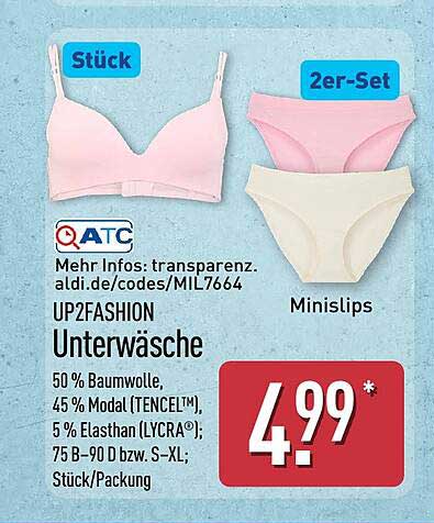 UP2FASHION Unterwäsche