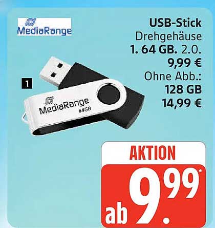 USB-Stick Drehgehäuse 1. 64 GB. 2.0.