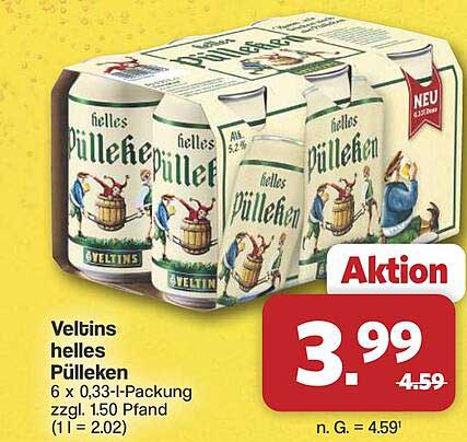 Veltins helles Pülleken