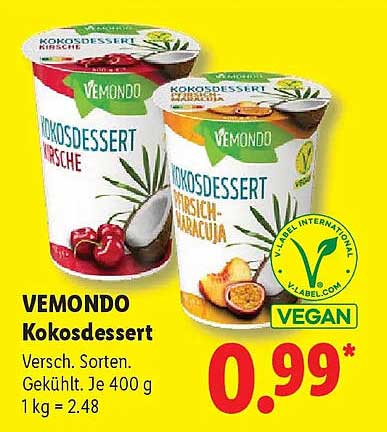 VEMondo Kokosdessert