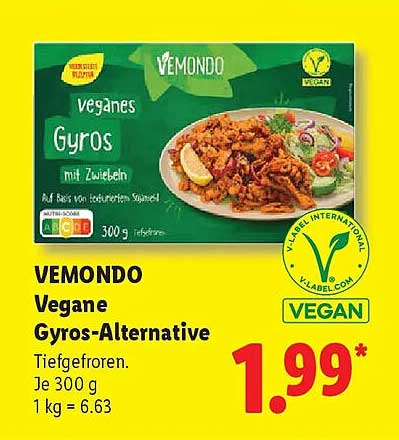 VEMONDO Vegane Gyros-Alternative