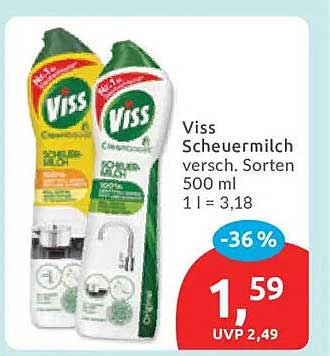 Viss Scheuermilch versch. Sorten 500 ml 1 l = 3,18