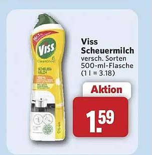 Viss Scheuermilch versch. Sorten 500-ml-Flasche (1 l = 3.18)