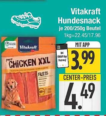 Vitakraft Hundesnack je 200/250g Beutel 1kg=22.45/17.96