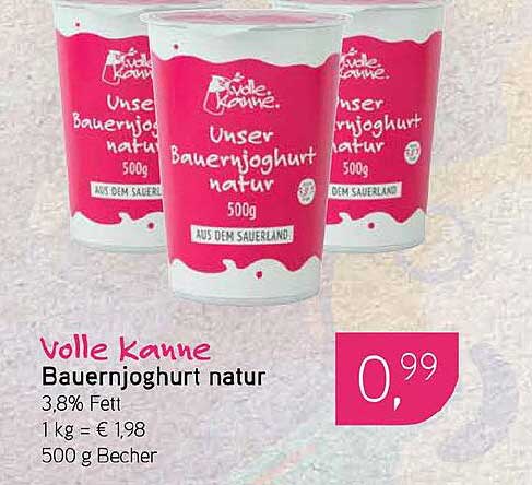 Volle Kanne Bauernjoghurt natur
