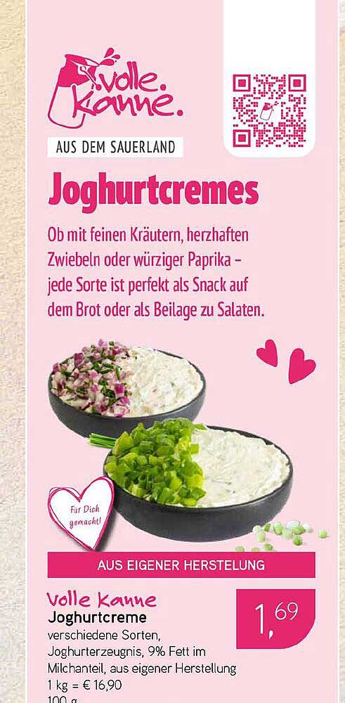 Volle Kanne Joghurtcreme