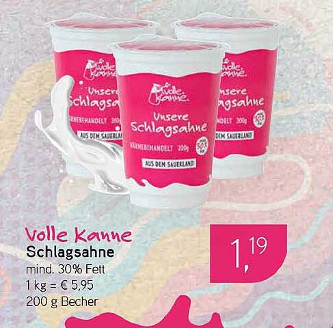 Volle Kanne Schlagsahne
