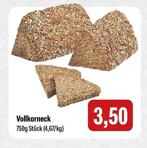 Vollkorneck 750g Stück (4,67/kg)