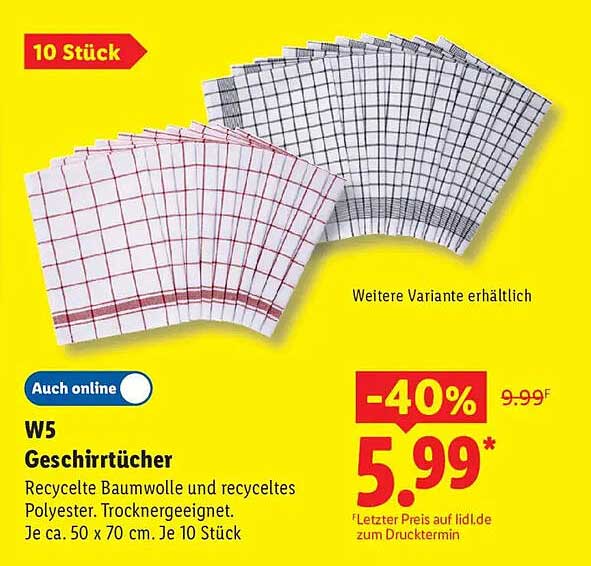 W5 Geschirrtücher