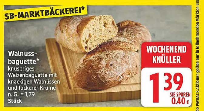 Walnuss-baguette*