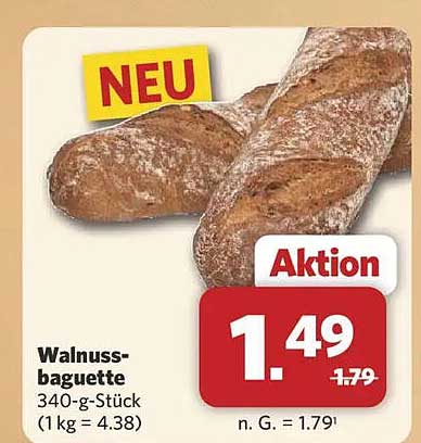 Walnuss-baguette