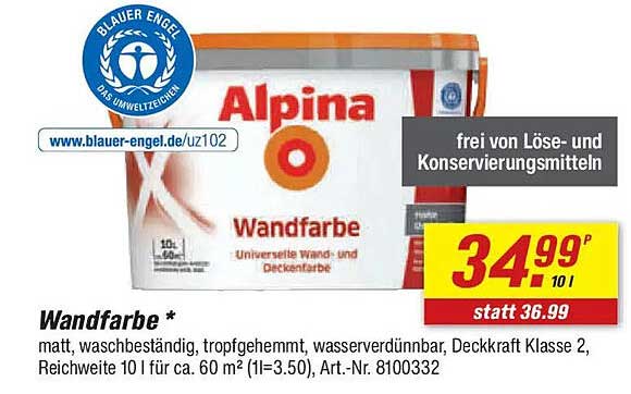 Wandfarbe *