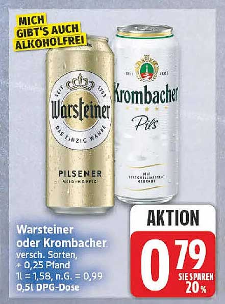 Warsteiner oder Krombacher