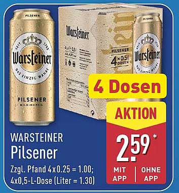 WARSTEINER Pilsener