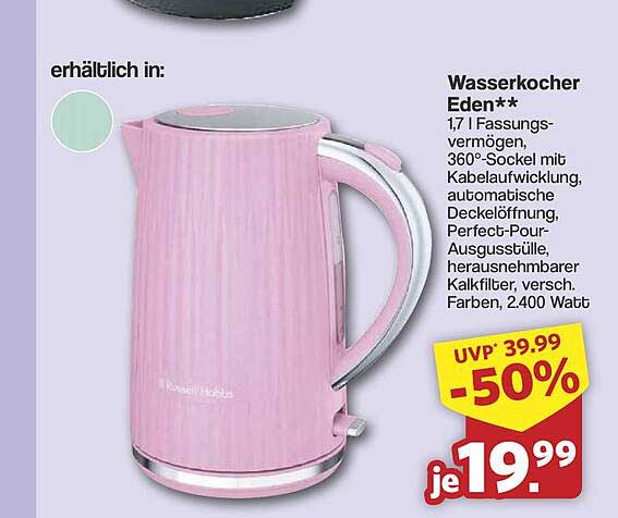 Wasserkocher Eden**