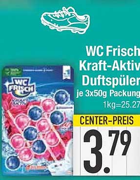 WC Frisch Kraft-Aktiv Duftspüler je 3x50g Packung