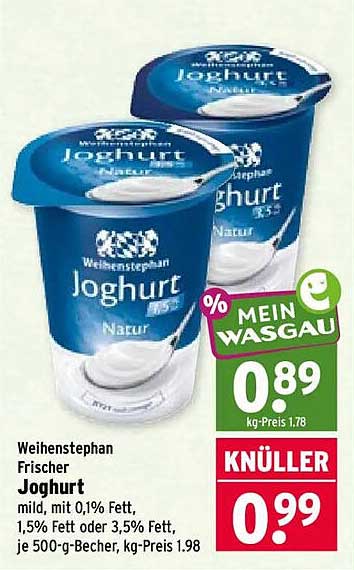 Weihenstephan Frischer Joghurt
