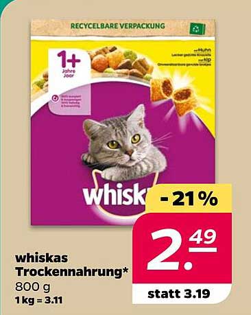 whiskas Trockenahrung*