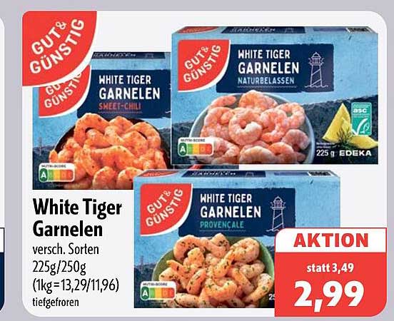 White Tiger Garnelen