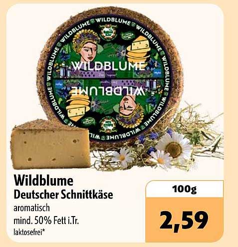 Wildblume Deutscher Schnittkäse