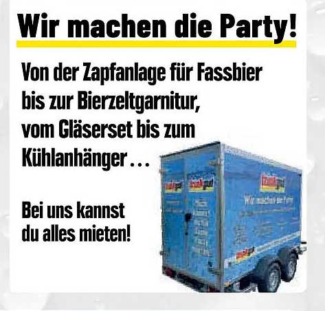 Wir machen die Party!