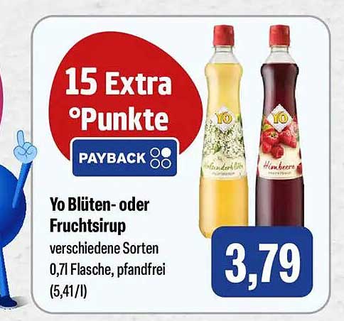 Yo Blüten- oder Fruchtsirup