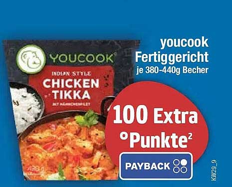 youcook Fertiggericht je 380-440g Becher