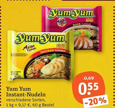 Yum Yum Instant-Nudeln