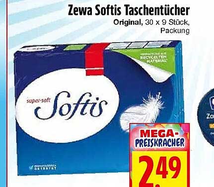 Zewa Softis Taschentücher