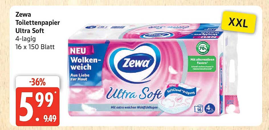Zewa Toilettenpapier Ultra Soft