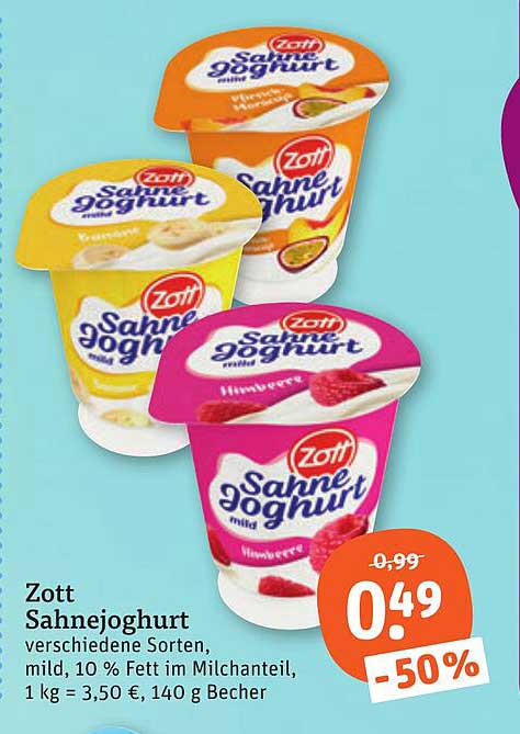 Zott Sahnejoghurt