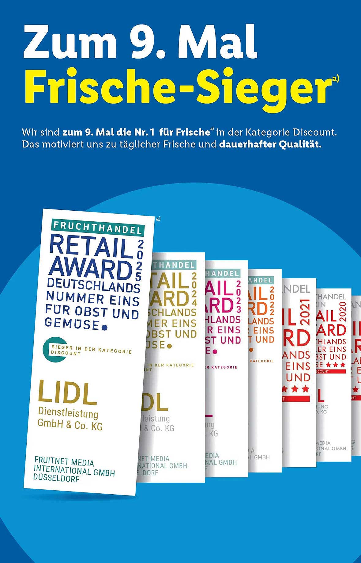 Zum 9. Mal Frische-Sieger