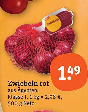 Zwiebeln rot