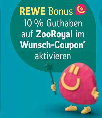 10 % Guthaben auf ZooRoyal im Wunsch-Coupon aktivieren