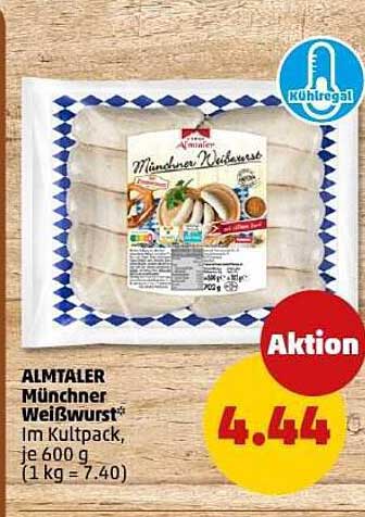 ALMTALER Münchner Weißwurst - im Kultpack, je 600 g