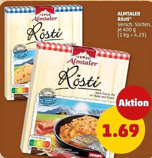 ALMTALER Rösti, verschiedene Sorten, je 400 g