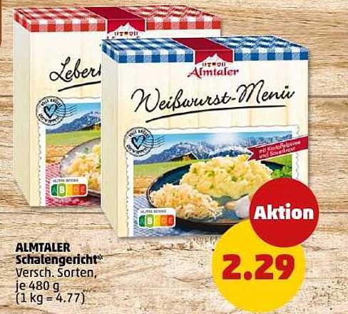 Almtaler Schalengericht - Weißwurst-Menü & Leberwurst