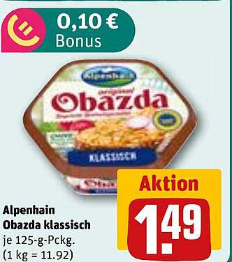 Alpenhain Obazda klassisch