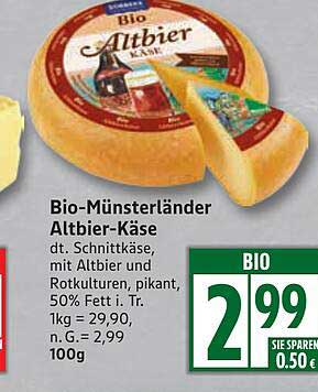Bio-Münsterländer Altbier-Käse