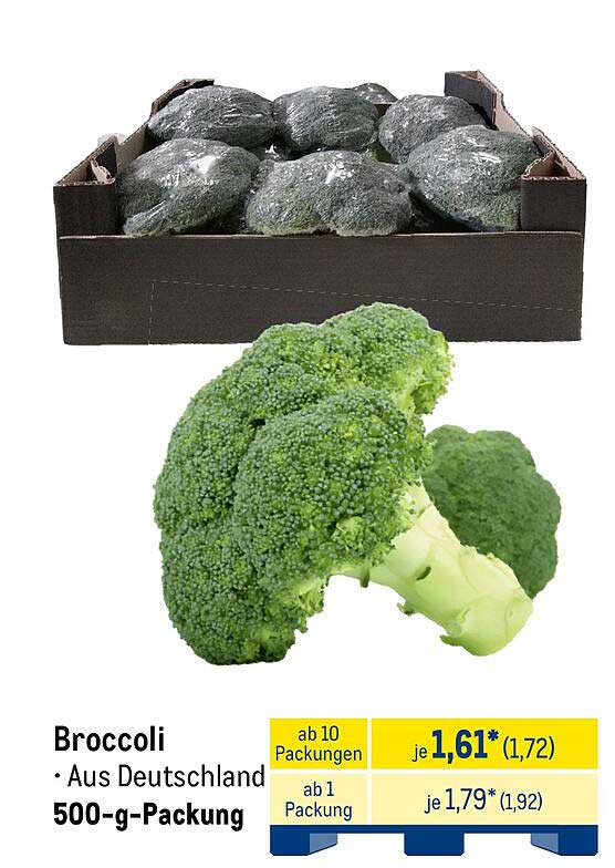 Broccoli • Aus Deutschland 500-g-Packung