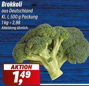 Brokkoli aus Deutschland Kl. I, 500 g Packung