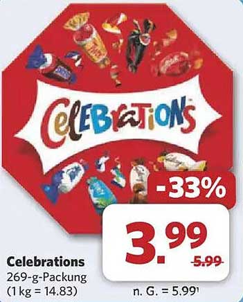 Celebrations 269-g-Packung
