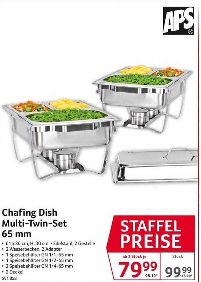 Chafing Dish Multi-Twin-Set 65 mm